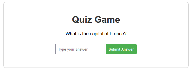 Create a Quiz Game with HTML, CSS, and JavaScript