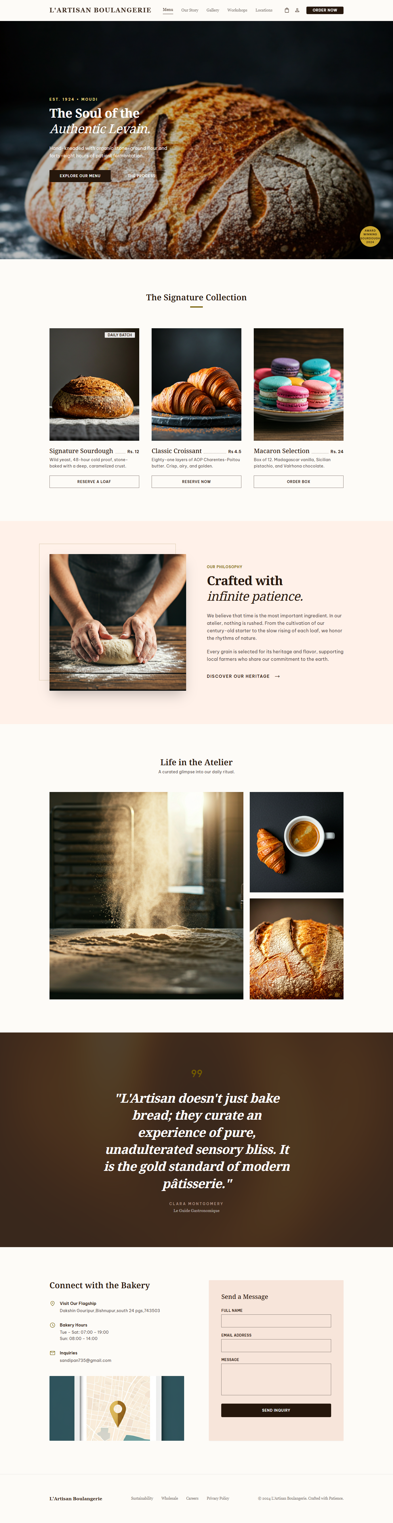 Bakery Website