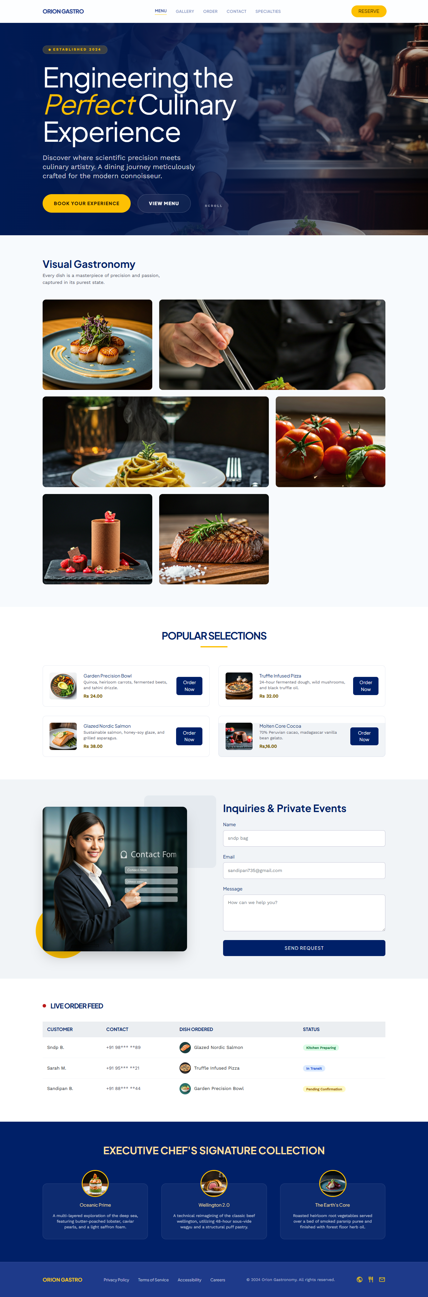 Kitchen Website